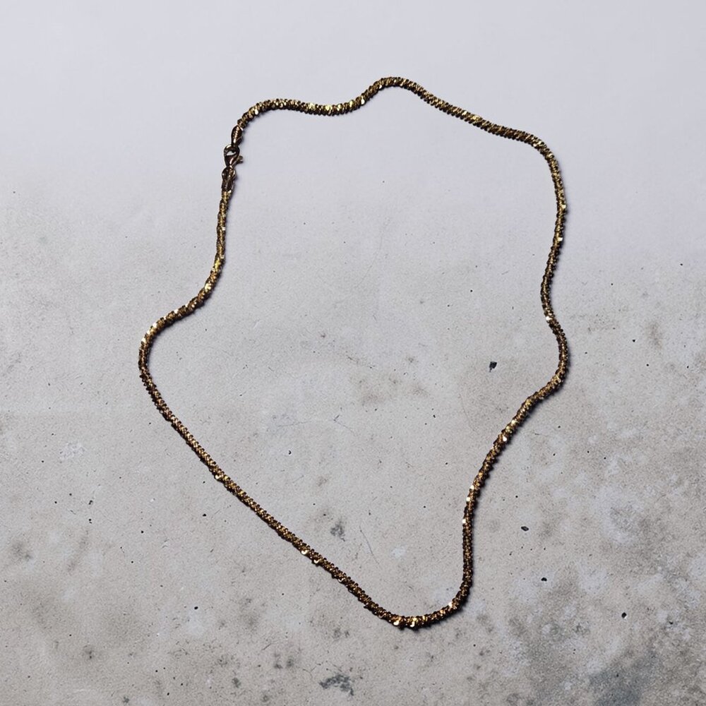 Elegant Sterling Gold Necklace